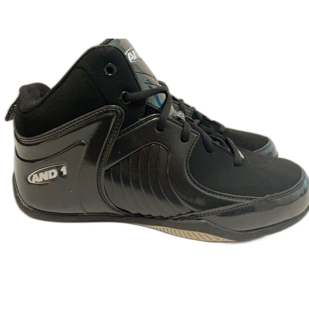 mens shoes  AND 1 Taunami Basketball sneakers Shoes black size 5